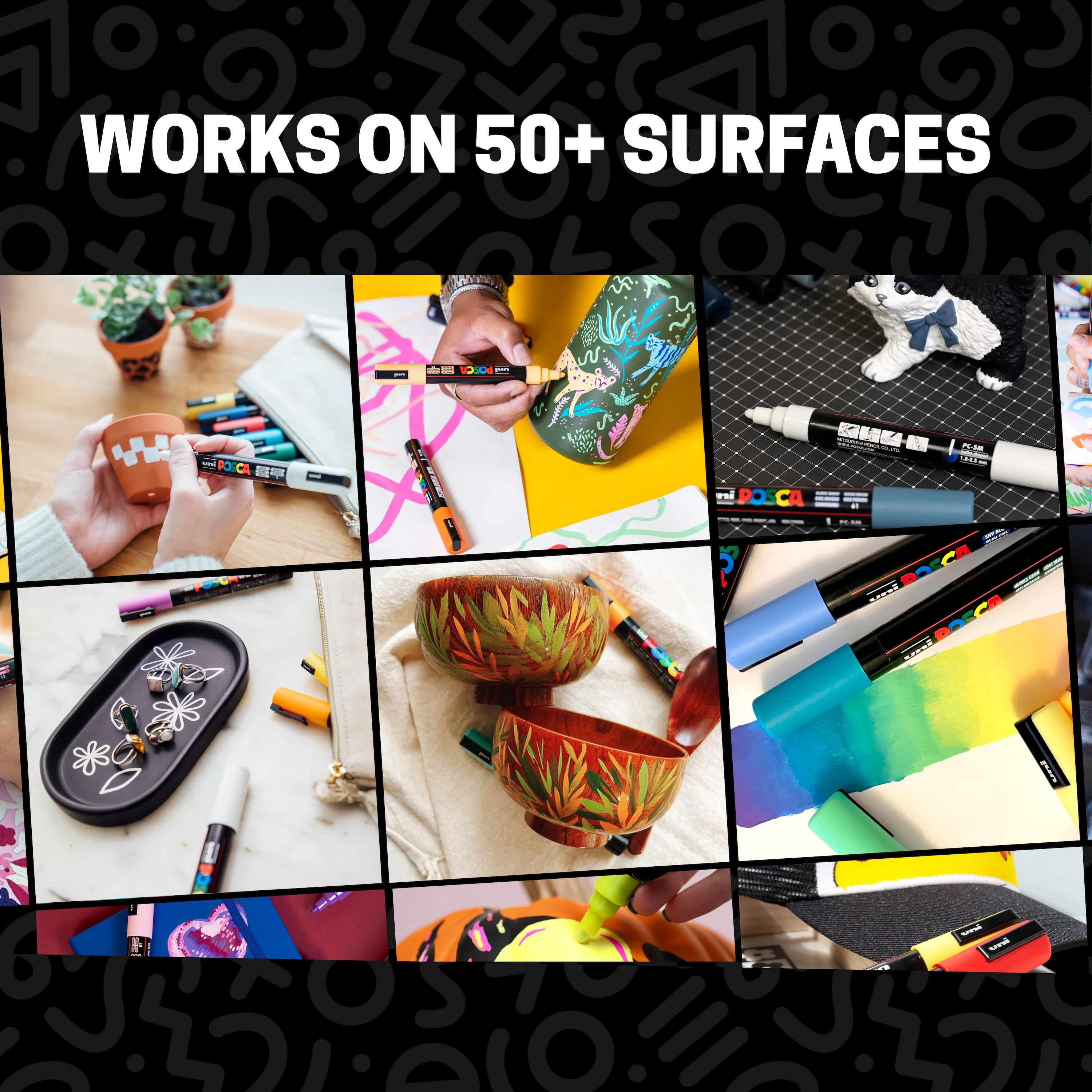 POSCA® PC-5M Water-Based Paint Markers, Medium Point (1.8-2.5 mm), 24 Count Assorted Color