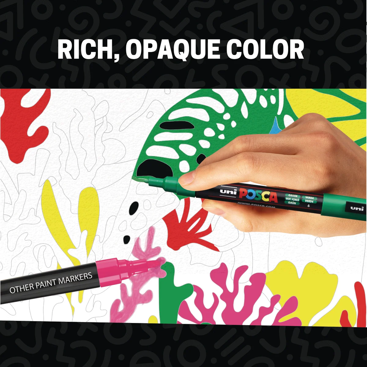 POSCA® 16 Count Paint Marker Kit, Featuring 3M Fine Tips 4 POSCA® 16 Count Paint Marker Kit, Featuring 3M Fine Tips