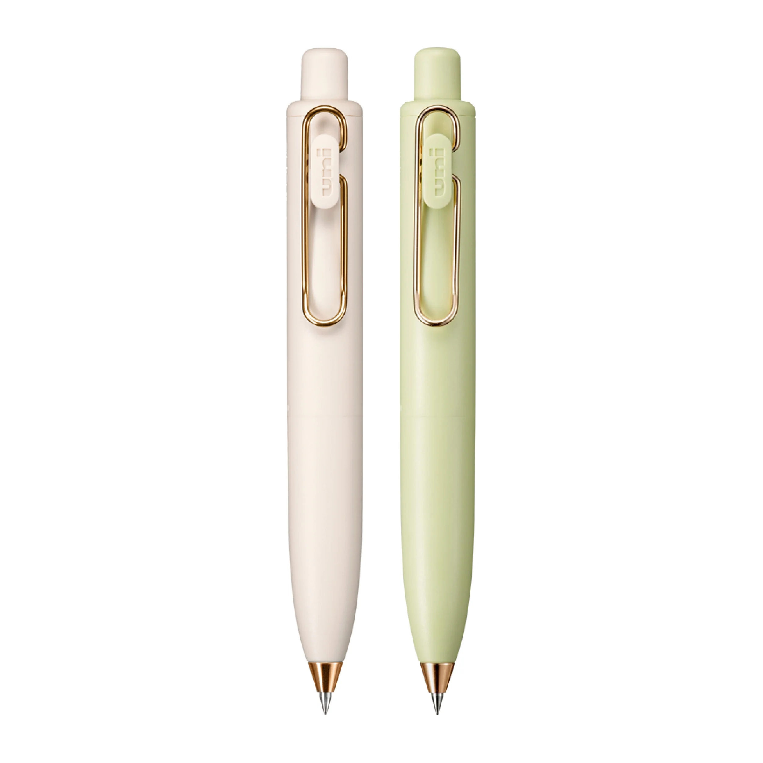 uniball™ One P Retractable Gel Pens, Yogurt and La France Colors with Gold Clips 11 uniball™ One P Retractable Gel Pens, Yogurt and La France Colors with Gold Clips