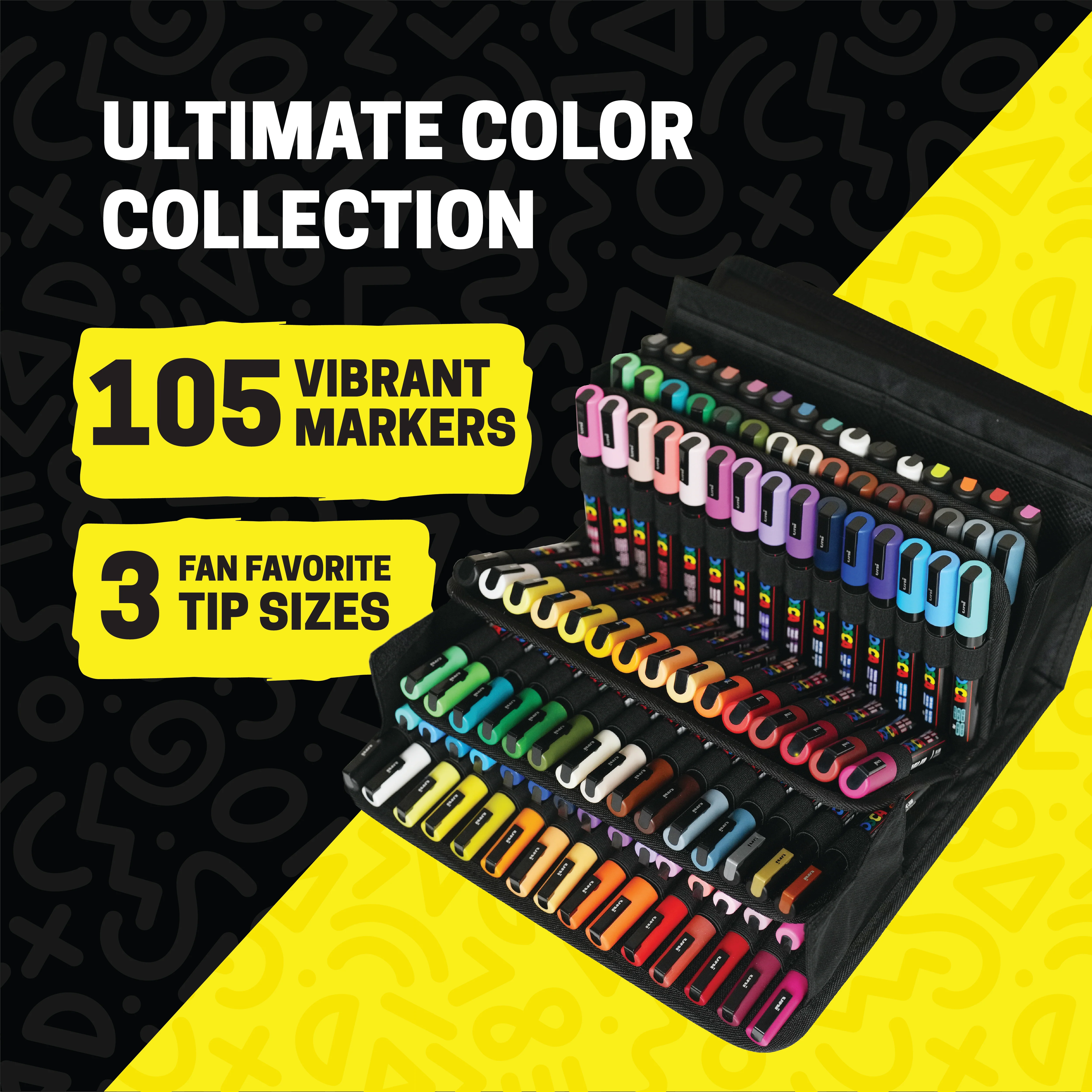 POSCA® 105 Count Paint Marker Ultimate Color Collection, Featuring Our Largest Color Selection