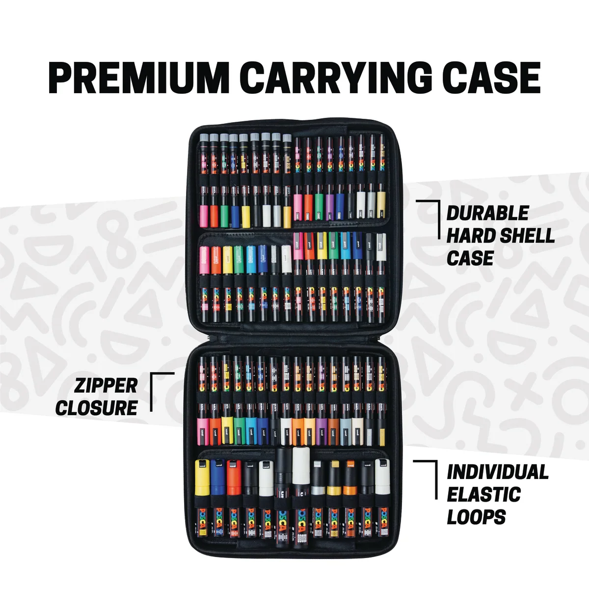 POSCA® 62 Count Paint Marker Artist Signature Kit, Featuring 8 Tip Sizes 3 POSCA® 62 Count Paint Marker Artist Signature Kit, Featuring 8 Tip Sizes