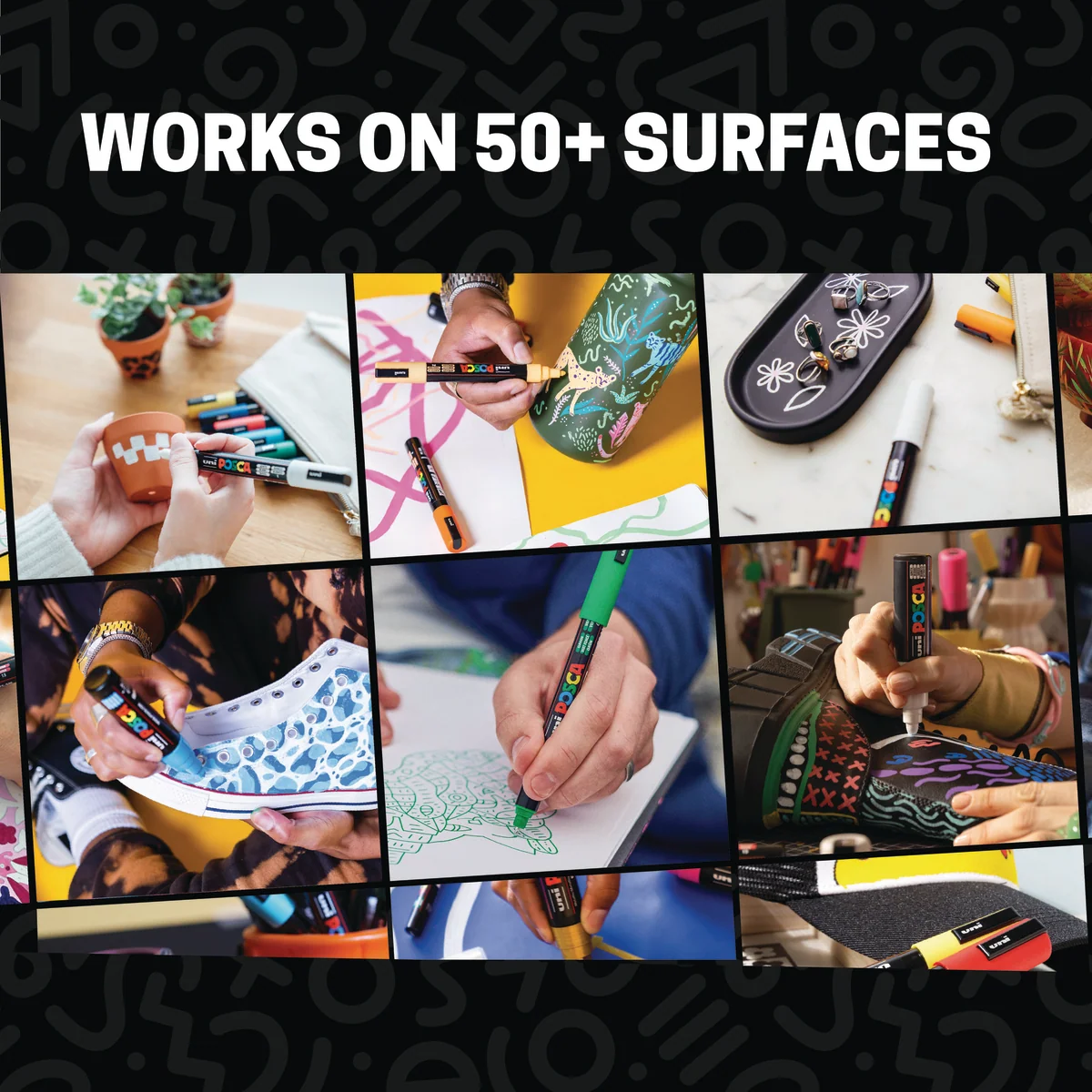 POSCA® 62 Count Paint Marker Artist Signature Kit, Featuring 8 Tip Sizes 5 POSCA® 62 Count Paint Marker Artist Signature Kit, Featuring 8 Tip Sizes
