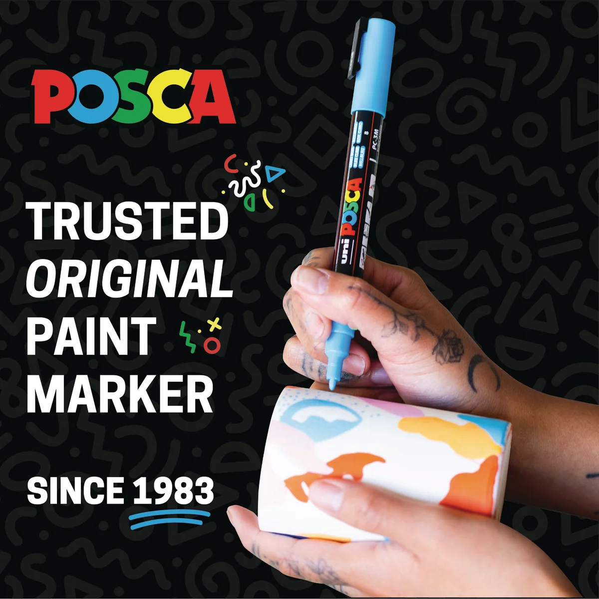 POSCA® 62 Count Paint Marker Artist Signature Kit, Featuring 8 Tip Sizes 7 POSCA® 62 Count Paint Marker Artist Signature Kit, Featuring 8 Tip Sizes
