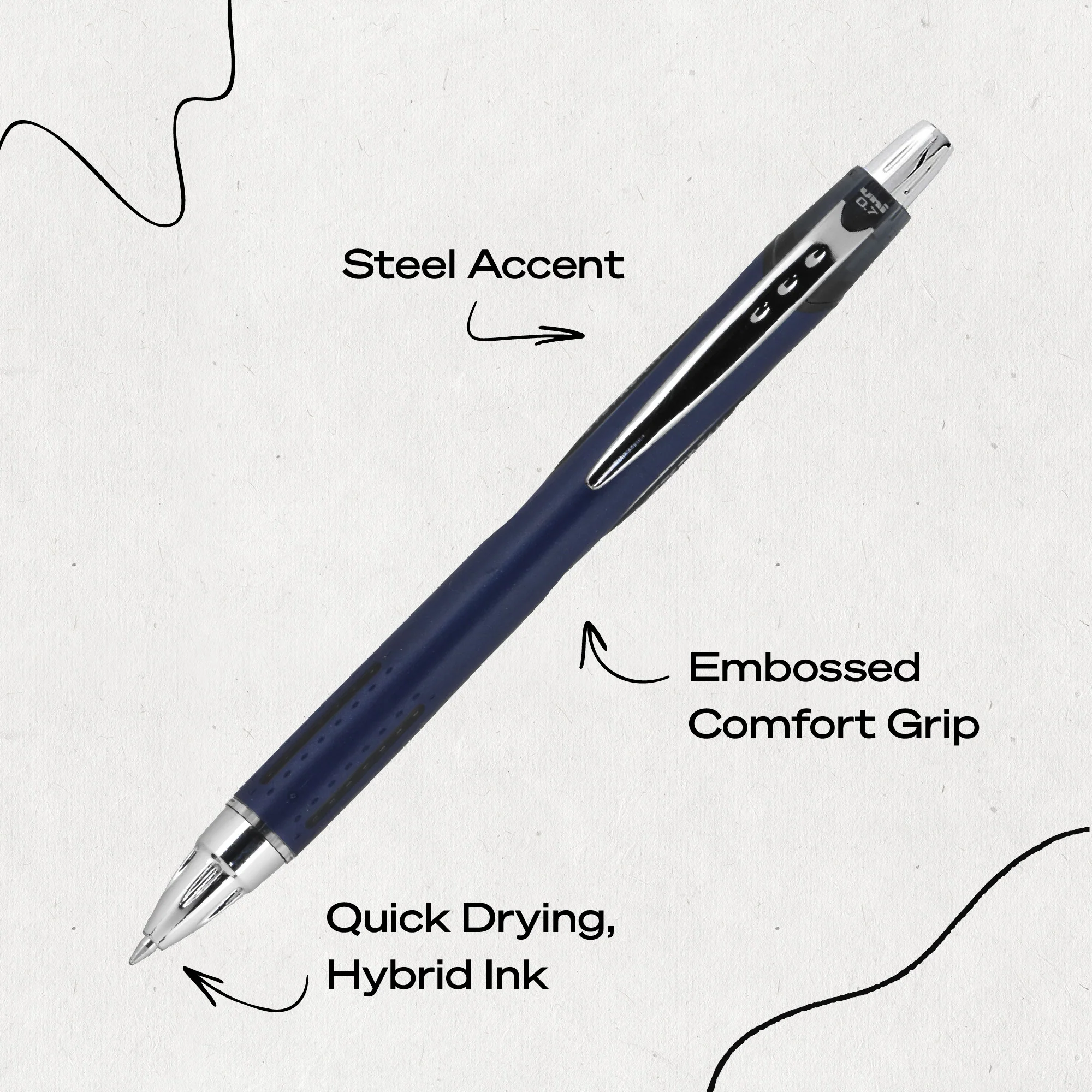 uniball™ JETSTREAM RT, 0.7 mm Ballpoint Pen 76 uniball™ JETSTREAM RT, 0.7 mm Ballpoint Pen