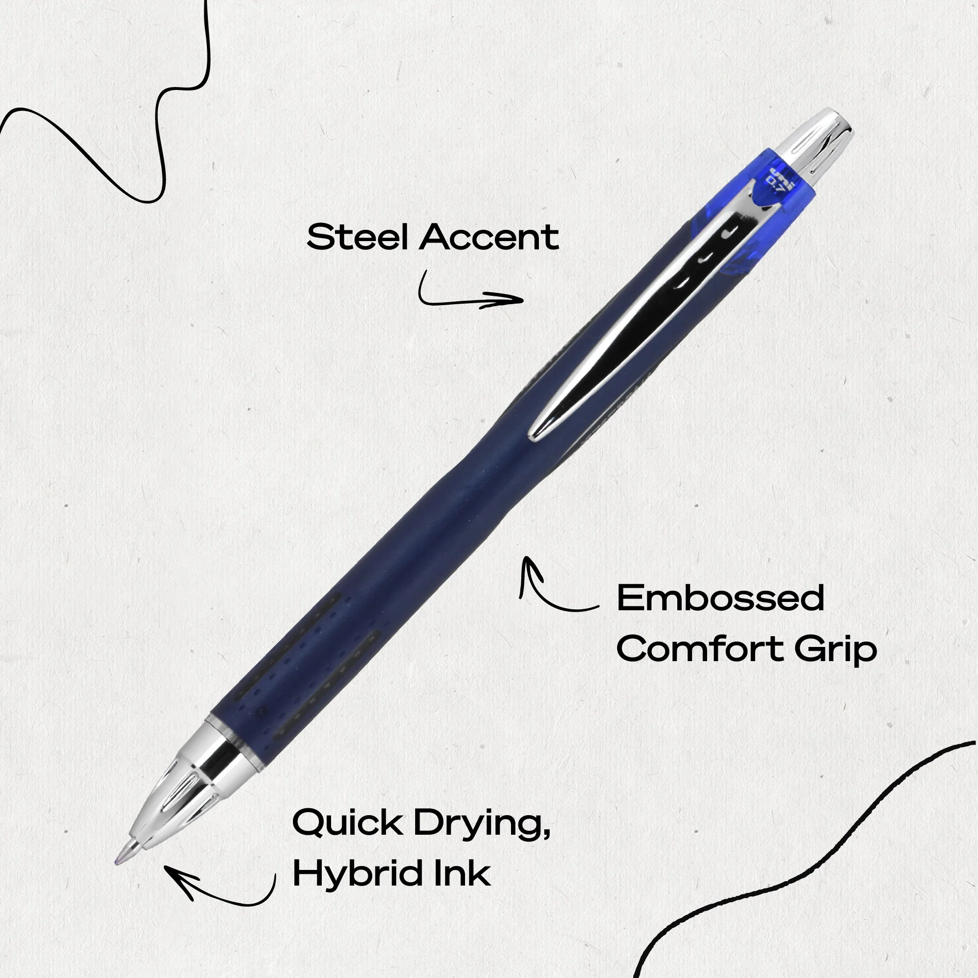 uniball™ JETSTREAM RT, 0.7 mm Ballpoint Pen 77 uniball™ JETSTREAM RT, 0.7 mm Ballpoint Pen