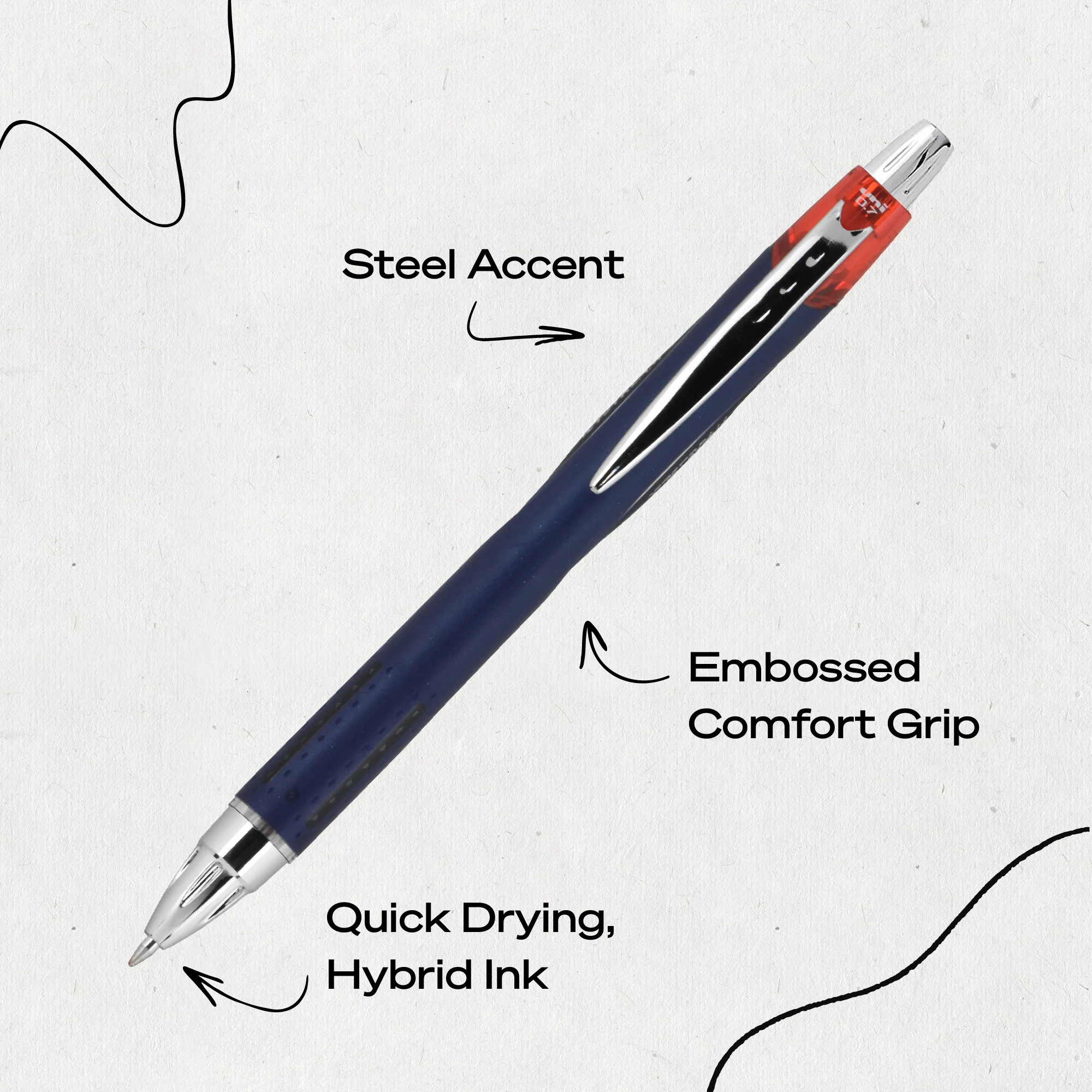 uniball™ JETSTREAM RT, 0.7 mm Ballpoint Pen 78 uniball™ JETSTREAM RT, 0.7 mm Ballpoint Pen