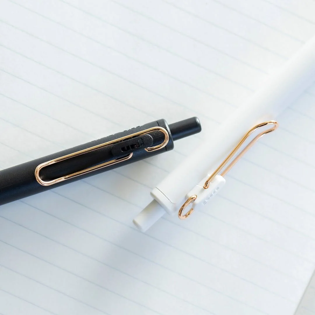 uniball™ ONE Retractable Gel Pen, Limited Edition Gold Clips 3 uniball™ ONE Retractable Gel Pen, Limited Edition Gold Clips