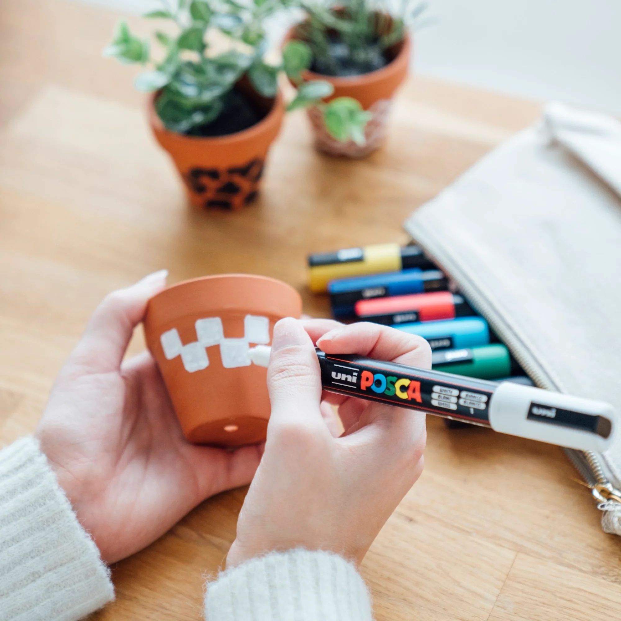 POSCA® PC-5M Water-Based Paint Markers, Medium Reversible Tip (1.8–2.5 mm), 8 Count Assorted Colors 8 POSCA® PC-5M Water-Based Paint Markers, Medium Reversible Tip (1.8–2.5 mm), 8 Count Assorted Colors