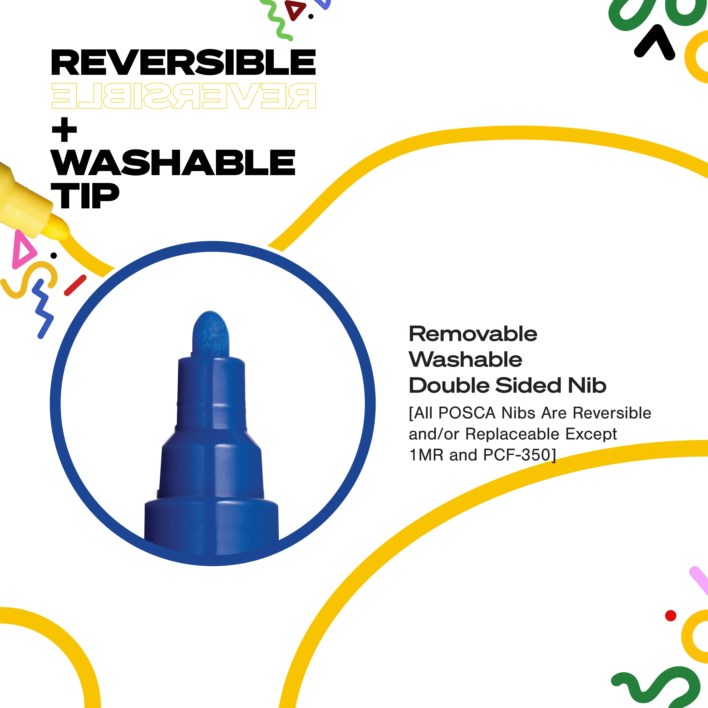 POSCA® PC-3M Water-Based Paint Markers, Fine Reversible Tip (0.9–1.3 mm), 8 Count Soft Colors