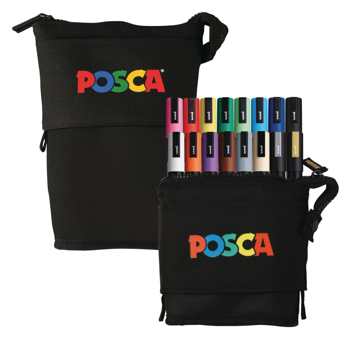 POSCA® 16 Count Paint Marker Kit, Featuring 5M Medium Tips 1 POSCA® 16 Count Paint Marker Kit, Featuring 5M Medium Tips