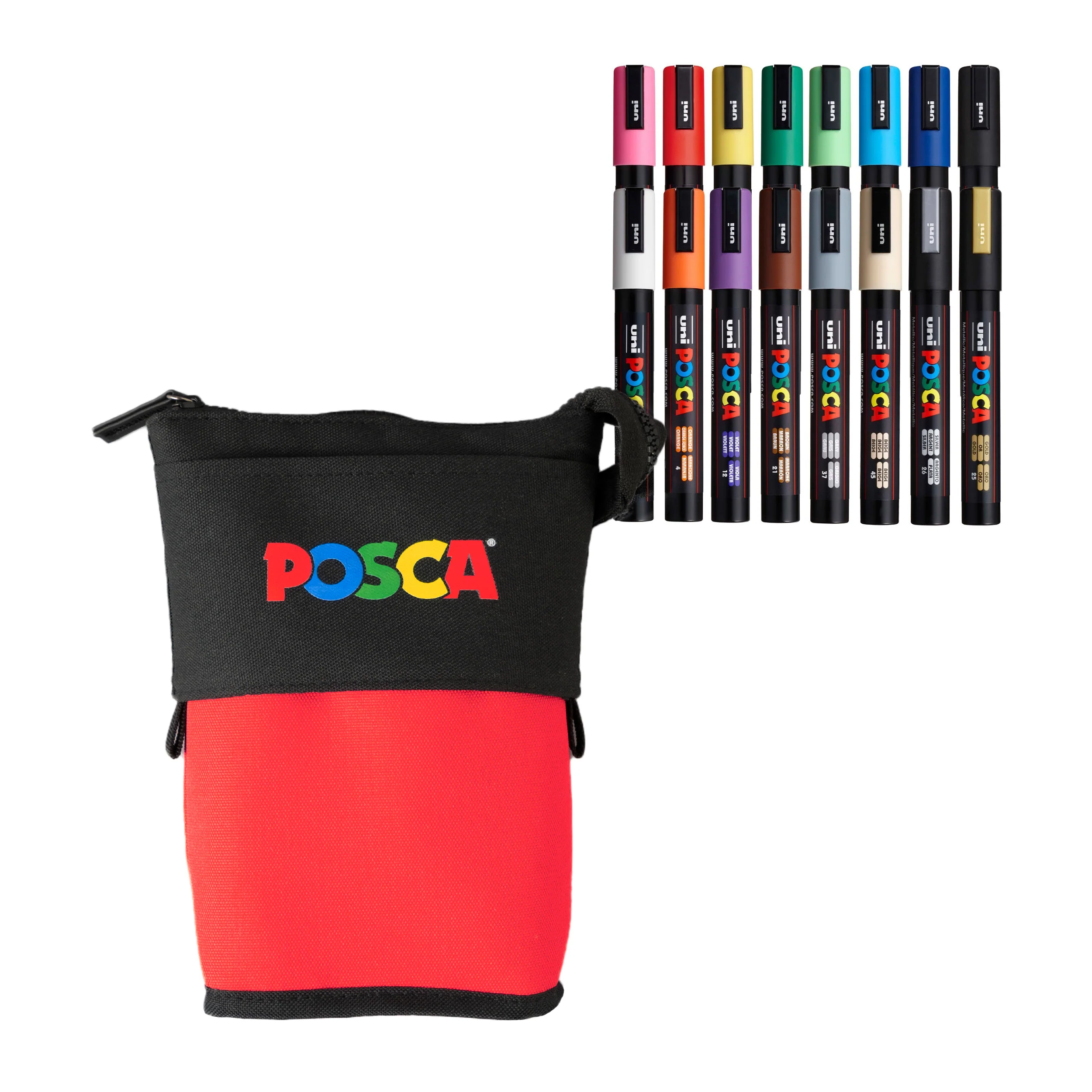POSCA® 16 Count Paint Marker Kit, Featuring 5M Medium Tips 12 POSCA® 16 Count Paint Marker Kit, Featuring 5M Medium Tips