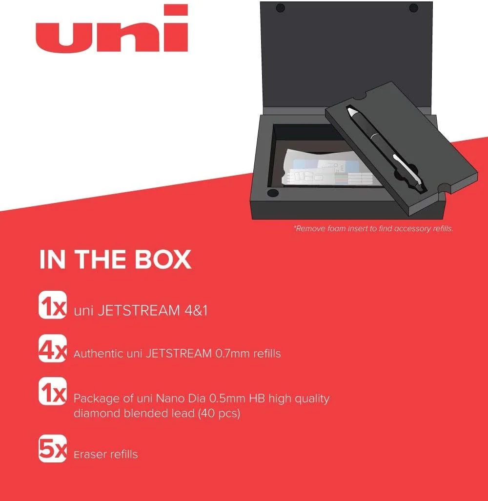 uniball™ JETSTREAM 4&1 Ballpoint Pen, Gift Set 14 uniball™ JETSTREAM 4&1 Ballpoint Pen, Gift Set
