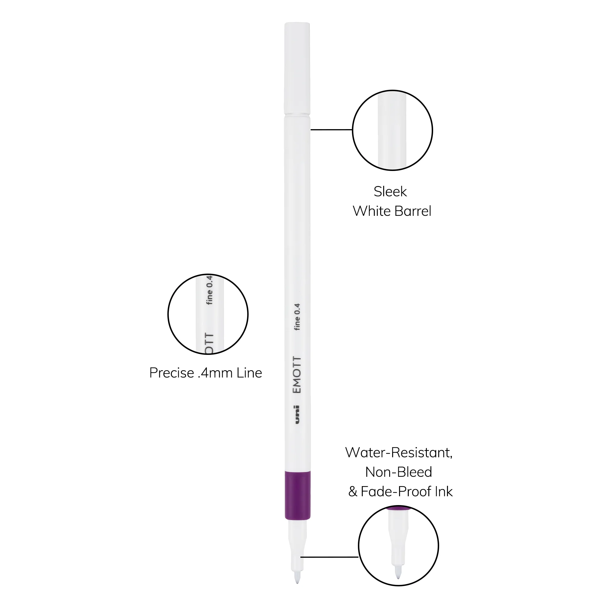 uni™ EMOTT, Fine Line Marker 101 uni™ EMOTT, Fine Line Marker