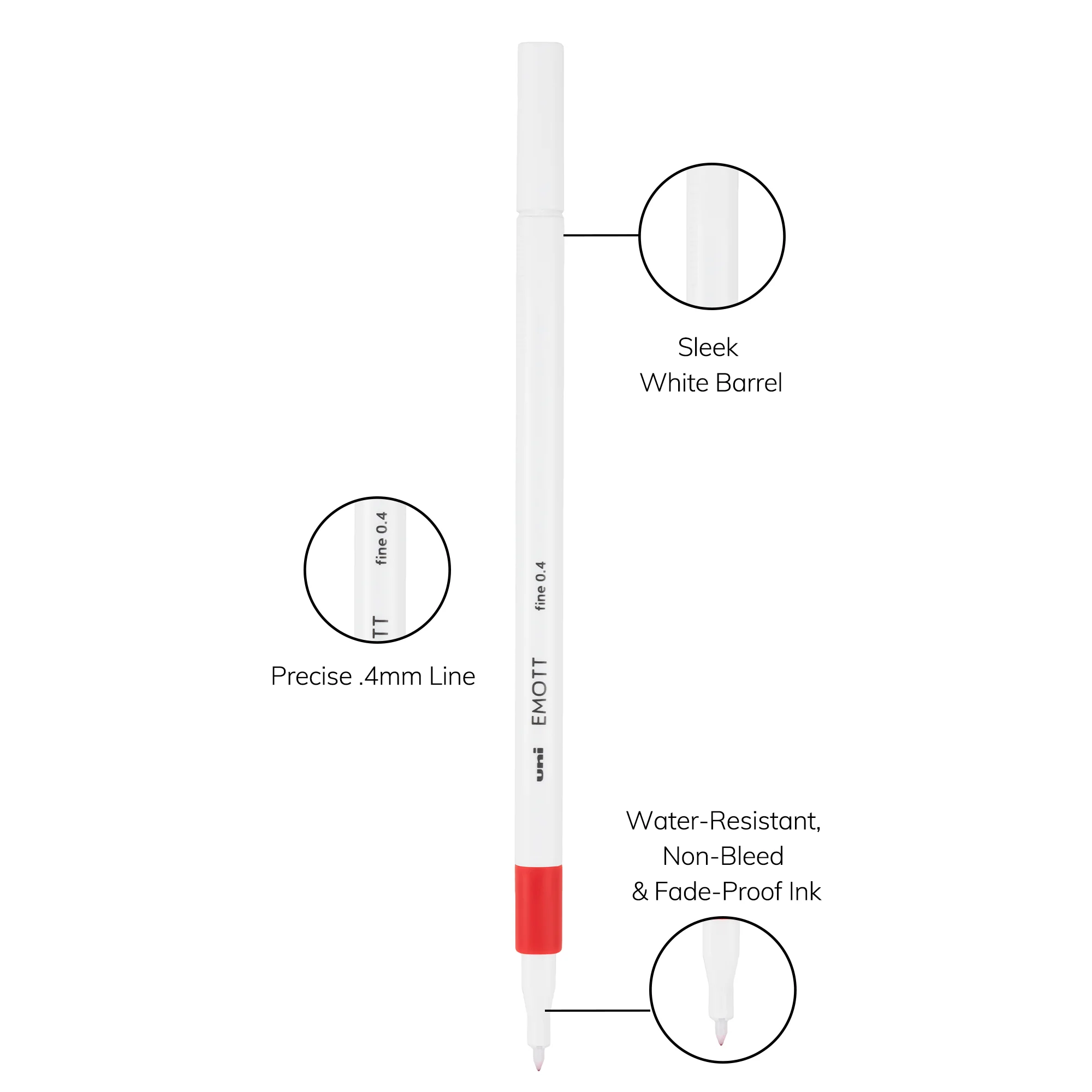 uni™ EMOTT, Fine Line Marker 128 uni™ EMOTT, Fine Line Marker