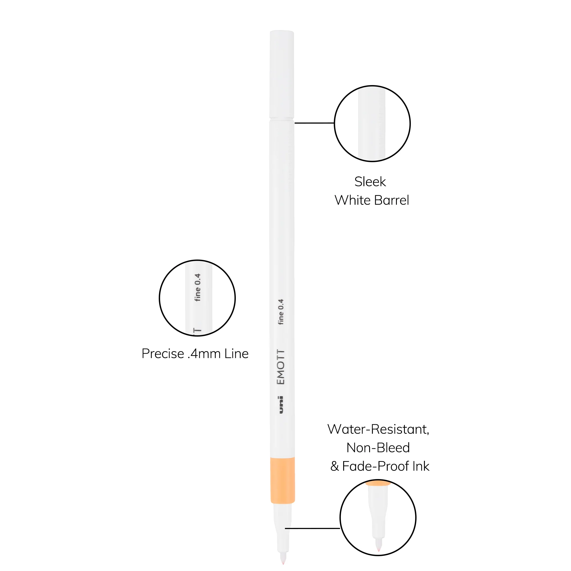 uni™ EMOTT, Fine Line Marker 130 uni™ EMOTT, Fine Line Marker