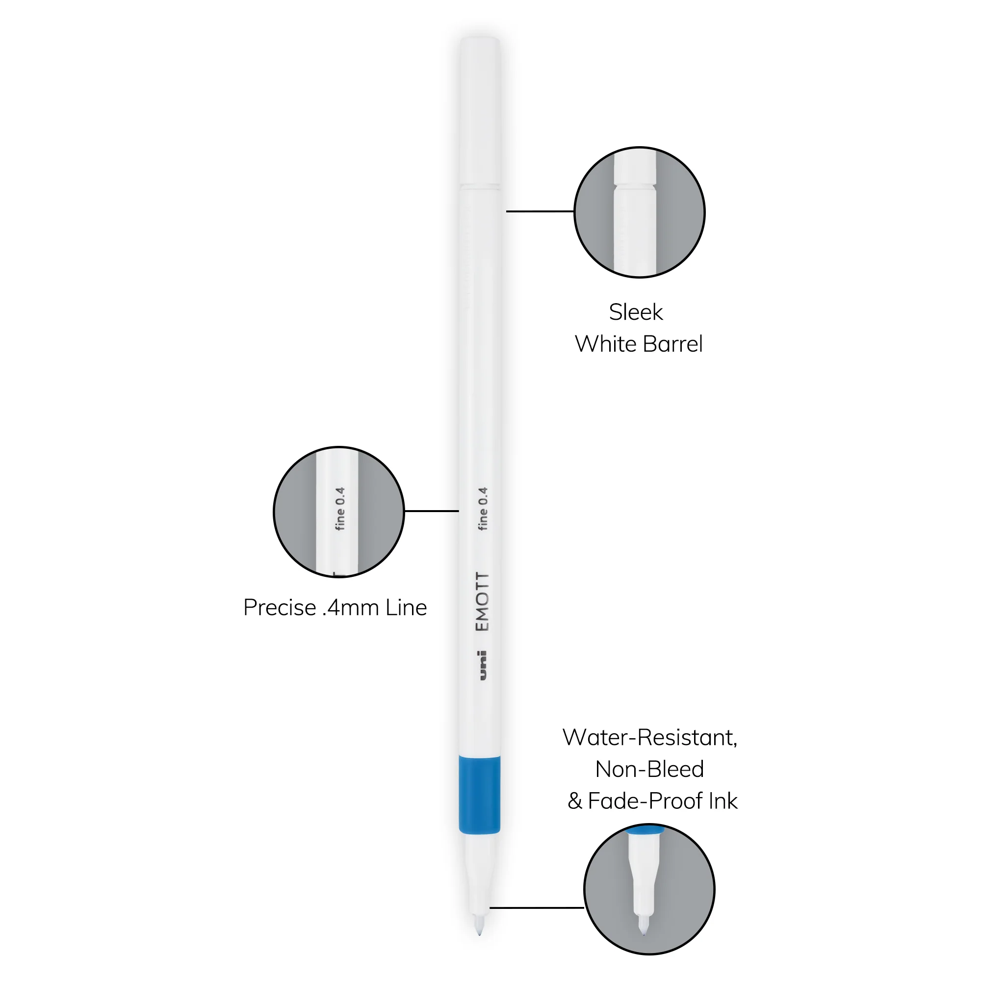 uni™ EMOTT, Fine Line Marker 133 uni™ EMOTT, Fine Line Marker