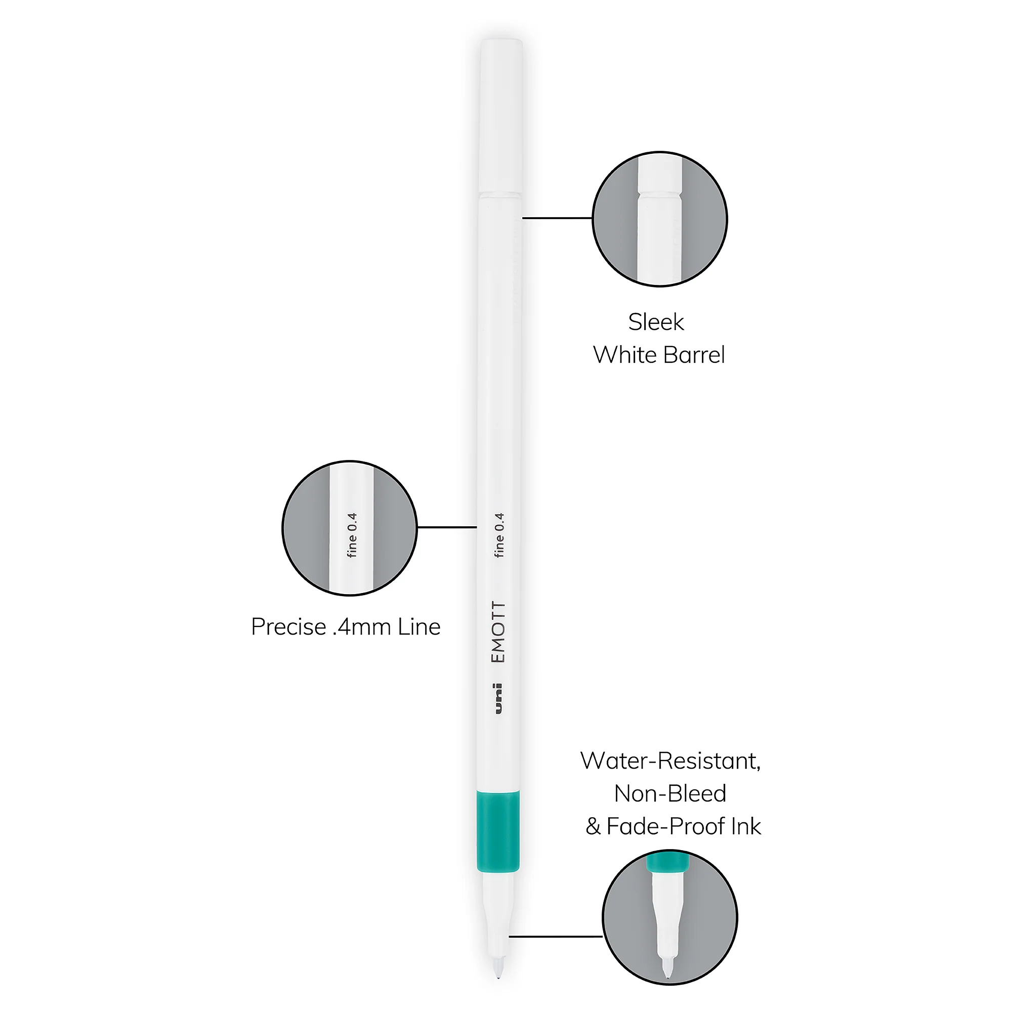 uni™ EMOTT, Fine Line Marker 96 uni™ EMOTT, Fine Line Marker