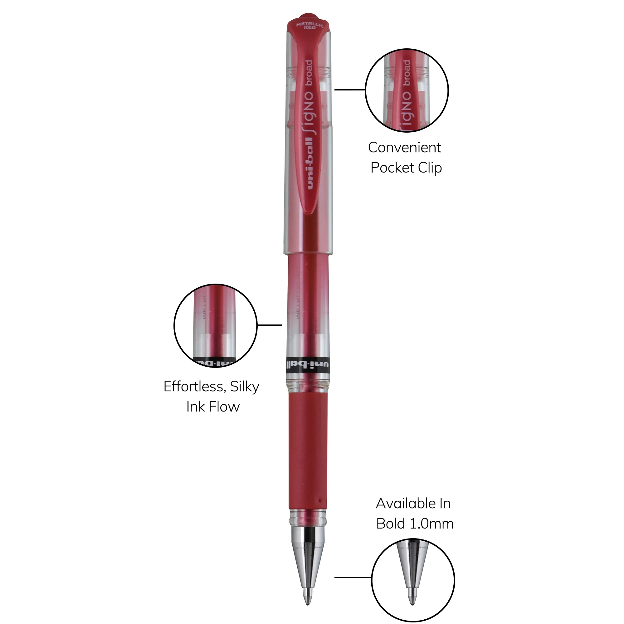 uniball™ GEL IMPACT, Gel Pen 24 uniball™ GEL IMPACT, Gel Pen