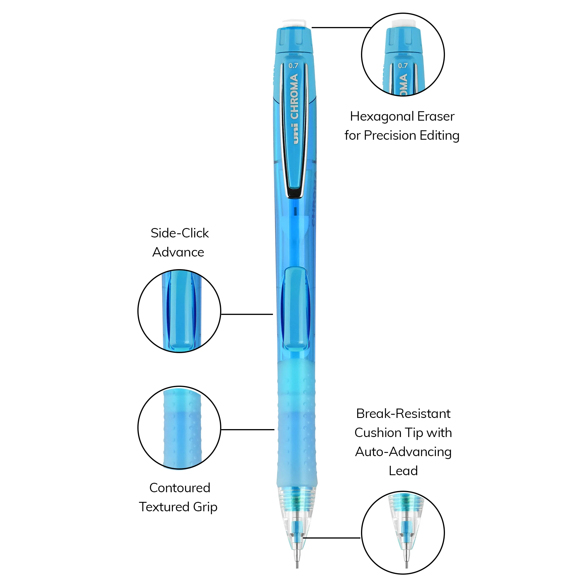 uniball™ CHROMA, Mechanical Pencil 13 uniball™ CHROMA, Mechanical Pencil