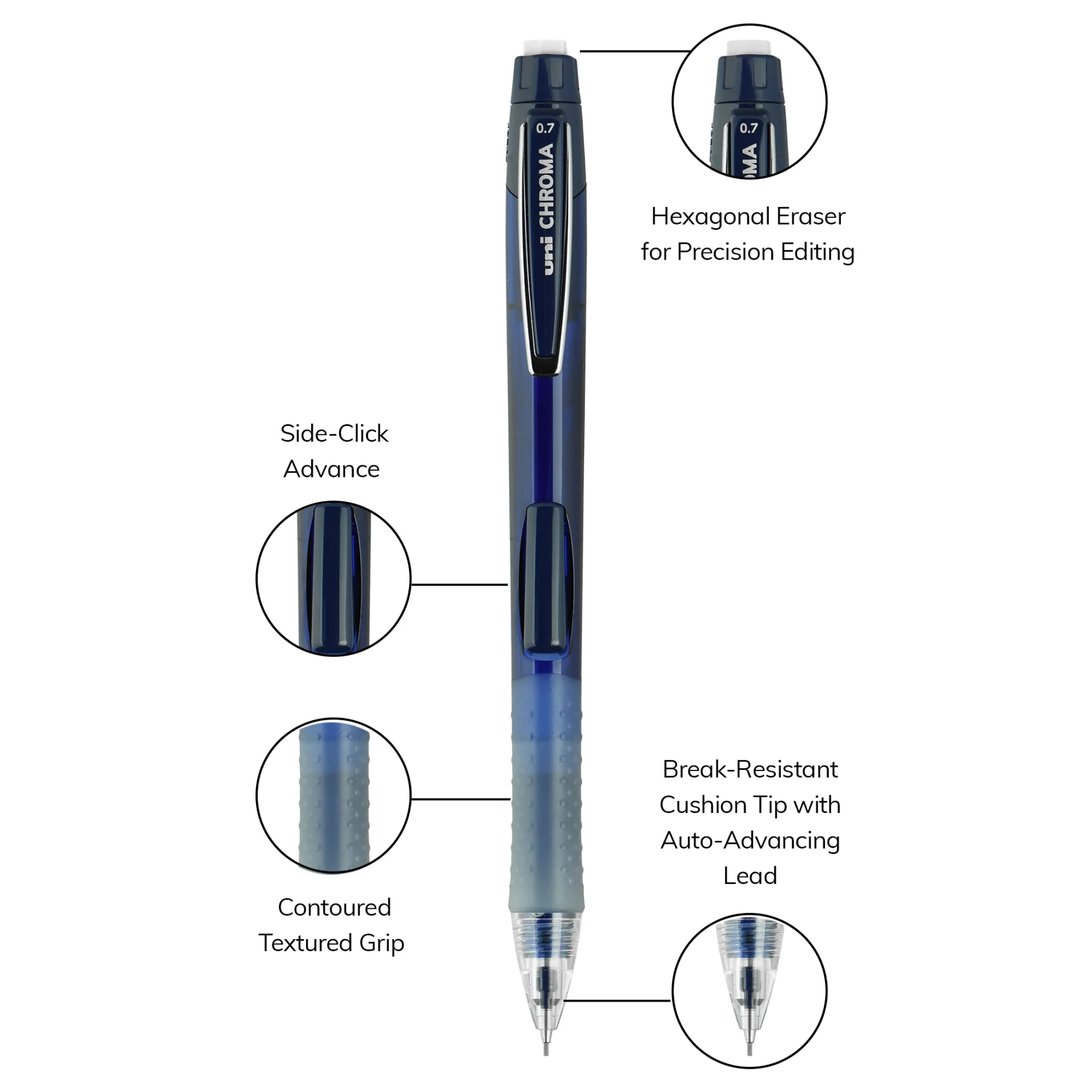 uniball™ CHROMA, Mechanical Pencil 14 uniball™ CHROMA, Mechanical Pencil