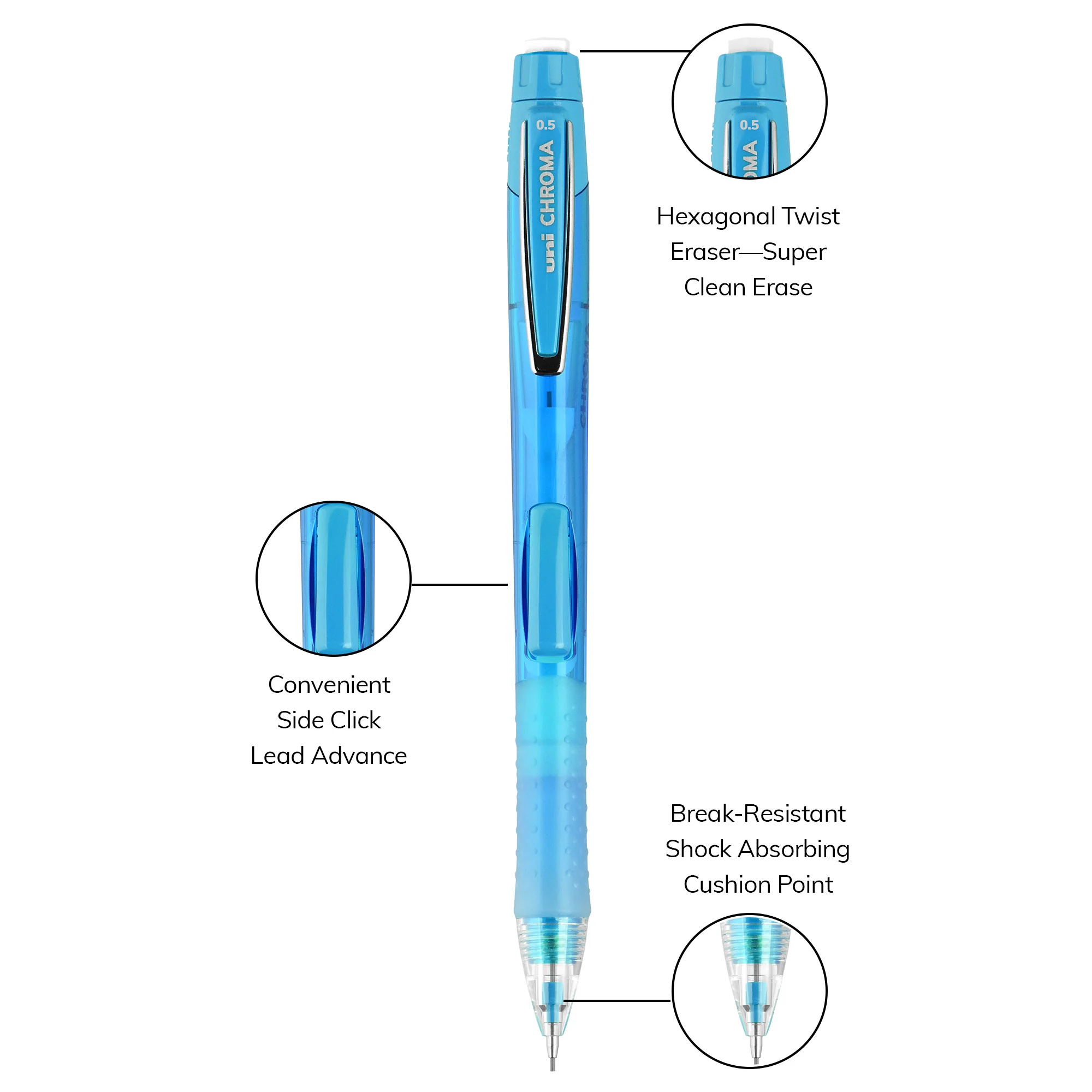 uniball™ CHROMA, Mechanical Pencil 15 uniball™ CHROMA, Mechanical Pencil