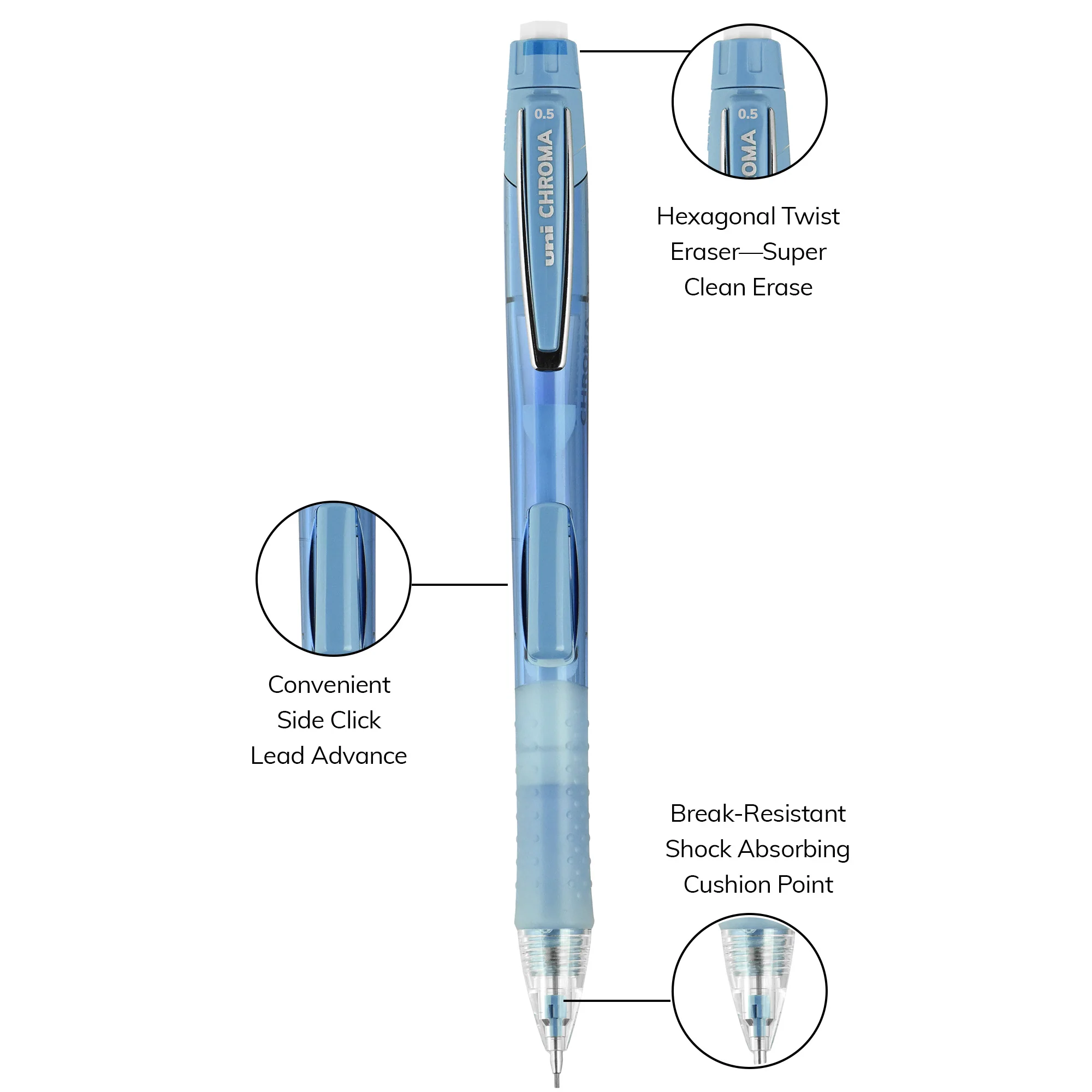 uniball™ CHROMA, Mechanical Pencil 17 uniball™ CHROMA, Mechanical Pencil