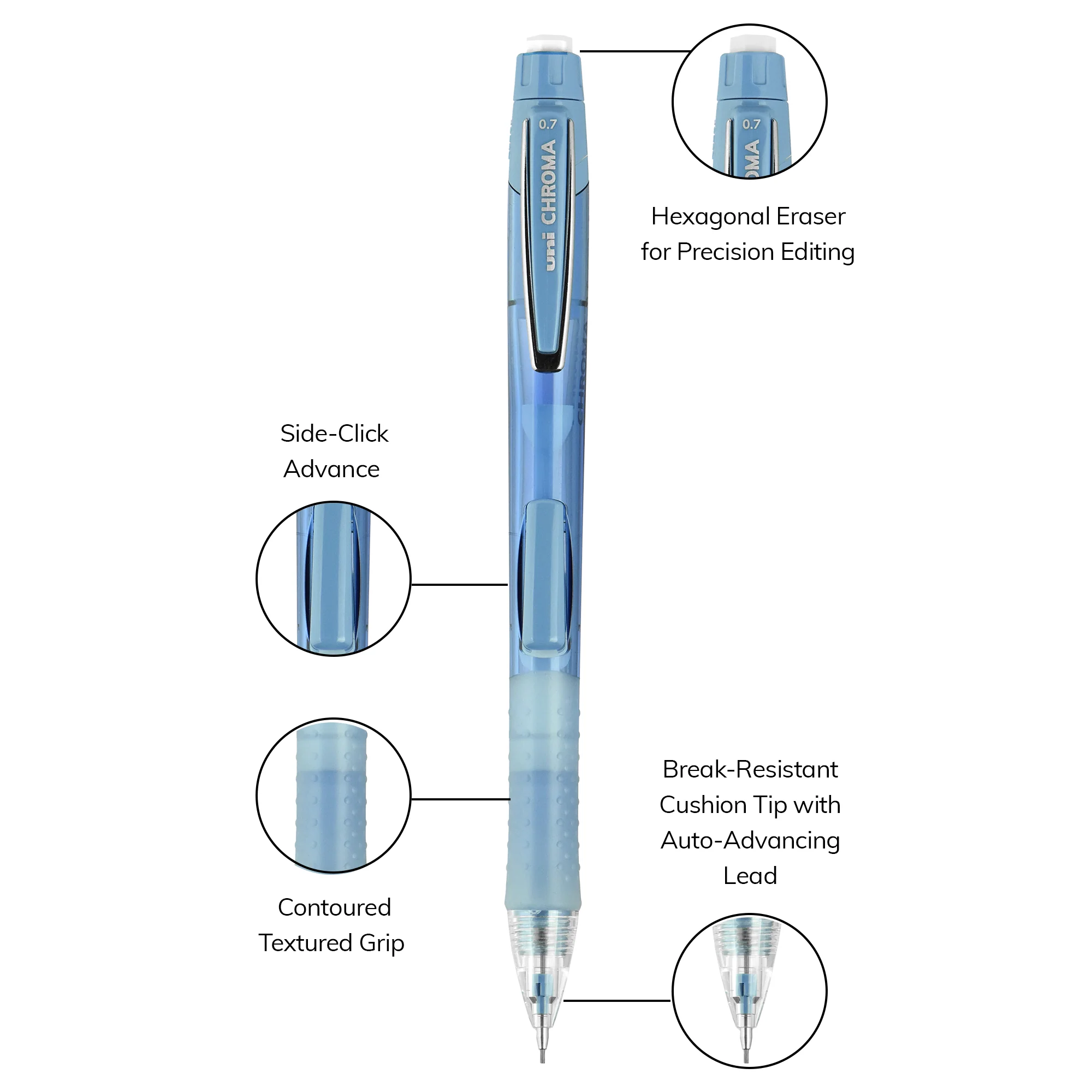 uniball™ CHROMA, Mechanical Pencil 18 uniball™ CHROMA, Mechanical Pencil